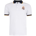 Camisa Polo Real Madrid Balboa Algodão Masculina BRANCO