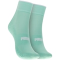 Meia Para Corrida Cano Baixo Puma Esportiva Adulto VERDE CLARO/BRANCO