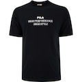Camiseta Fila Comfort High Style Letter Masculina PRETO