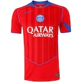 Camisa do Paris Saint-Germain III 25/26 Torcedor Total 90 Nike Masculina VERMELHO/AZUL