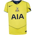 Camisa do Tottenham III 25/26 Torcedor Total 90 Nike Infantil AMARELO/AZUL ESCURO