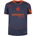 Camisa do Inter de Milão III 25/26 Torcedor Pro Nike Juvenil AZUL/LARANJA