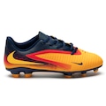 Chuteira de Campo Infantil Nike Phantom 360 Club LARANJA/AZUL ESC