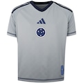 Camisa do Cruzeiro 25/26 Especial Goleiro adidas Juvenil PRATA