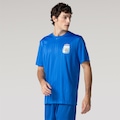 Camiseta da Seleção da Argentina AFA Embossed Masculina AZUL ESCURO