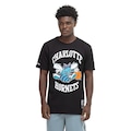 Camiseta Mitchell & Ness Charlotte Hornets NBA Basic Masculina PRETO