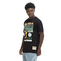 Camiseta Mitchell & Ness Throwback NBA MN563 Masculina PRETO