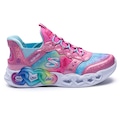 Tênis Infantil Skechers Infinite Heart Lights Etern ROSA