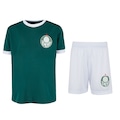 Kit de Uniforme do Palmeiras 1914 II infantil Camiseta + Calção VERDE/BRANCO