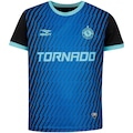 Camiseta Penalty Tornado Infantil PRETO/AZUL