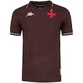 Camisa do Vasco da Gama III 25/26 Torcedor Kappa Masculina MARROM