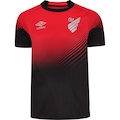 Camisa do Athlético Paranaense I 25/26 Torcedor Umbro Masculina VERMELHO/PRETO