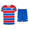 Kit de Uniforme do Fortaleza I 25/26 Infantil Volt Camiseta + Calção AZUL