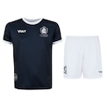Kit de Uniforme do Remo I 25/26 Infantil Volt Camiseta + Calção AZUL ESCURO