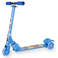 Patinete 3 Rodas Spin Roller Dobrável com Led Infantil AZUL/AZUL ESC