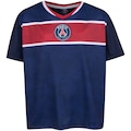 Camiseta do Paris Saint-Germain Brook Braziline Juvenil AZUL ESCURO
