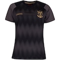Camiseta do Flamengo Energia Braziline Feminina PRETO/CINZA
