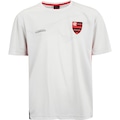 Camiseta do Flamengo Eco Braziline Infantil BRANCO/CINZA CLARO