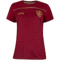 Camiseta do Fluminense Fulgor Braziline Feminina VINHO
