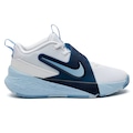 Tênis Juvenil Nike Team Hustle D12 BRANCO/AZUL