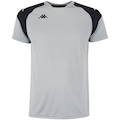 Camiseta Kappa Sammy Masculina CINZA/PRETO
