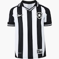 Camisa do Botafogo I 25/26 Torcedor Reebok Juvenil BRANCO/PRETO