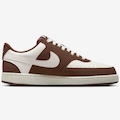 Tênis Feminino Nike Court Vision Lo MARROM/BRANCO