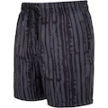 Bermuda Swim Estampado Curto Oxer Masculino PRETO