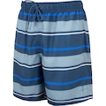 Bermuda Swim Estampado Longo Oxer Masculina AZUL ESCURO