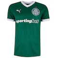 Camisa do Palmeiras I 25/26 Puma Torcedor - Fictor - Masculina VERDE/VERDE ESC