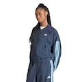 Jaqueta adidas Essentials 3-Stripes Woven Feminina AZUL/AZUL CLARO