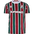Camisa do Fluminense I 25/26 Torcedor Umbro Nº 10 Masculina VERDE/BRANCO