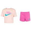 Conjunto Infantil Nike Wild Flow Camiseta + Short ROSA