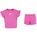 Conjunto Infantil Nike Baby Friends Blusa + Short ROSA