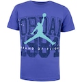 Camiseta Nike Jordan Throwback Juvenil AZUL