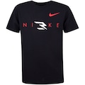 Camiseta Nike 3BrandX BO Infantil PRETO/VERMELHO