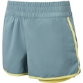 Shorts Duplo Interno Oxer Feminino AZUL/AMARELO