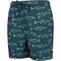 Bermuda Swim Estampado Oxer Masculina PETROLEO