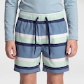 Bermuda Swim Estampado Oxer Masculina AZUL ESC/AZUL CLA