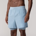 Opção de cor AZUL CLARO de Bermuda Oxer Rip Stop B5P Com Sunga Interna Masculina