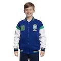 Jaqueta da Seleção do Brasil Bomber CBF 26/27 Infantil AZUL ESCURO