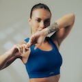 Top Olympikus Corre Alto Impacto Adulto AZUL