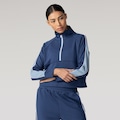 Blusão Moletom Oxer Premium Vivos Feminino AZUL ESCURO