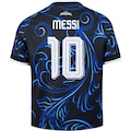 Camisa Seleção da Argentina II 26/27 adidas Messi Infantil PRETO/AZUL ESC