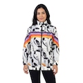 Jaqueta Farm Parka Tucano Rainbow Bex Feminina BRANCO/PRETO
