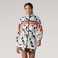 Jaqueta Farm Parka Tucano Rainbow Bex Feminina BRANCO/PRETO