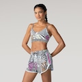 SHORTS FARM LIC DUPLO BELEZA GRAFICA BSE PRETO/VERDE CLA