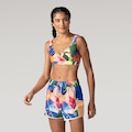 SHORTS FARM LIC VOO TROPICAL BSE AZUL/VERDE