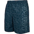 Bermuda Estampa Ar Logo ASICS Masculina AZUL