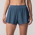 Opção de cor AZUL de Short Asics Fog Feminino